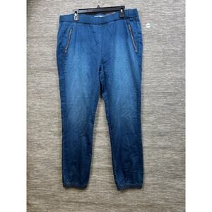 NYDJ Women's Straight Leg Jeans - Dark Blue